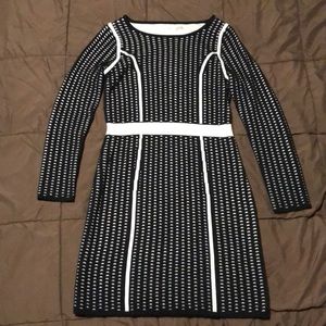 Medium black and white Calvin Klein sweater dress